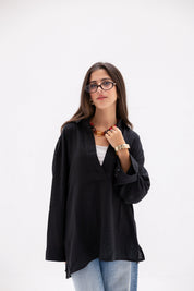 Sunday Blouse In Black (Outlet)