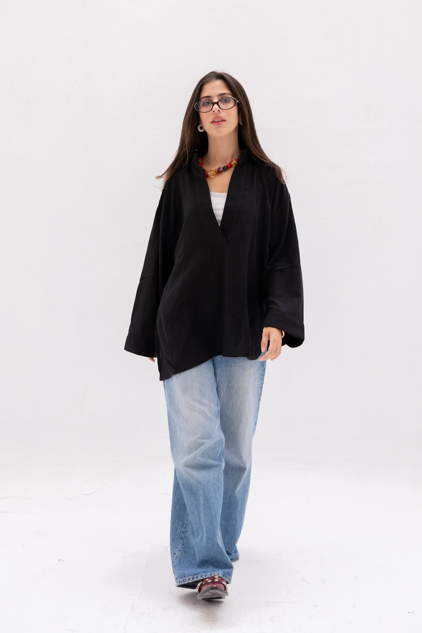 Sunday Blouse In Black (Outlet)