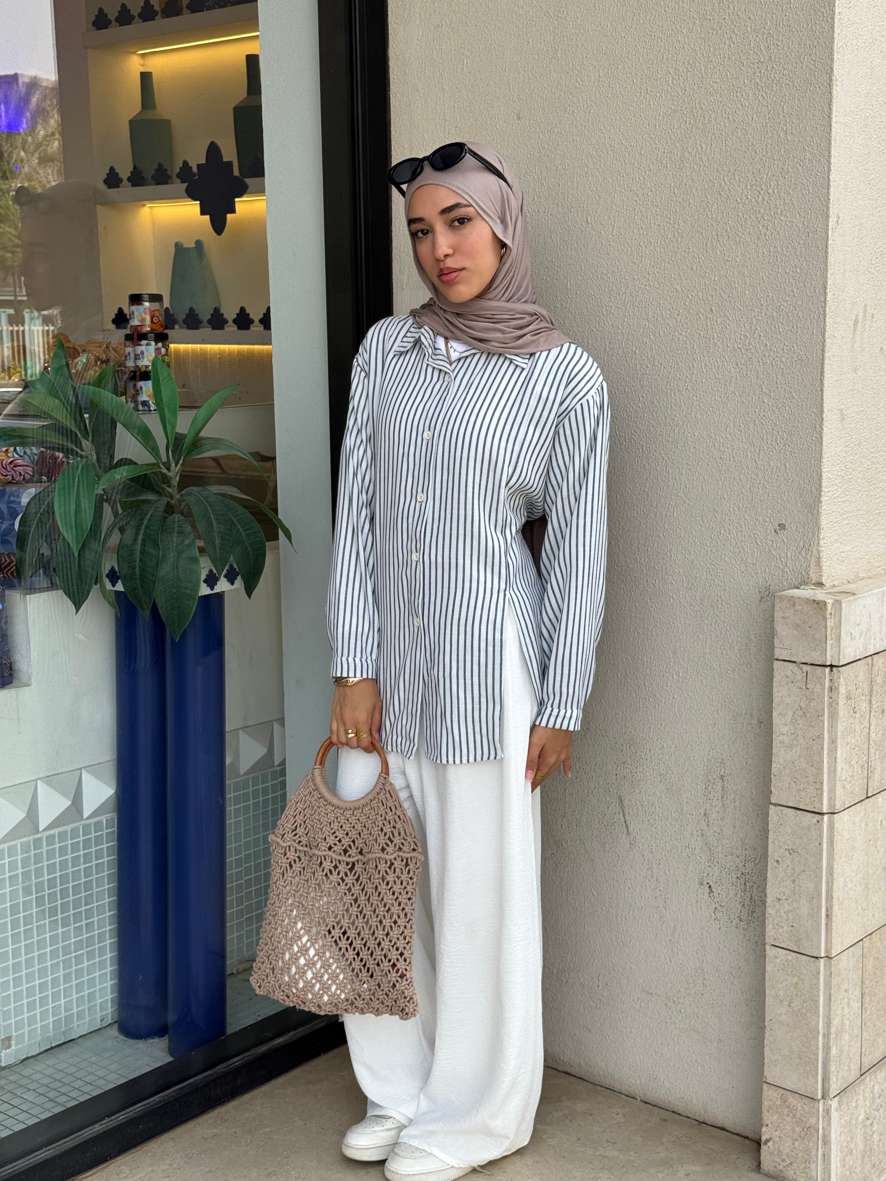 Strippy Shirt In Black