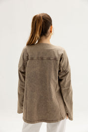 Origin Her Washed Tee In Wood
