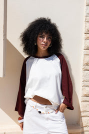 RAGLAN T-SHIRT IN BUTTER YELLOW