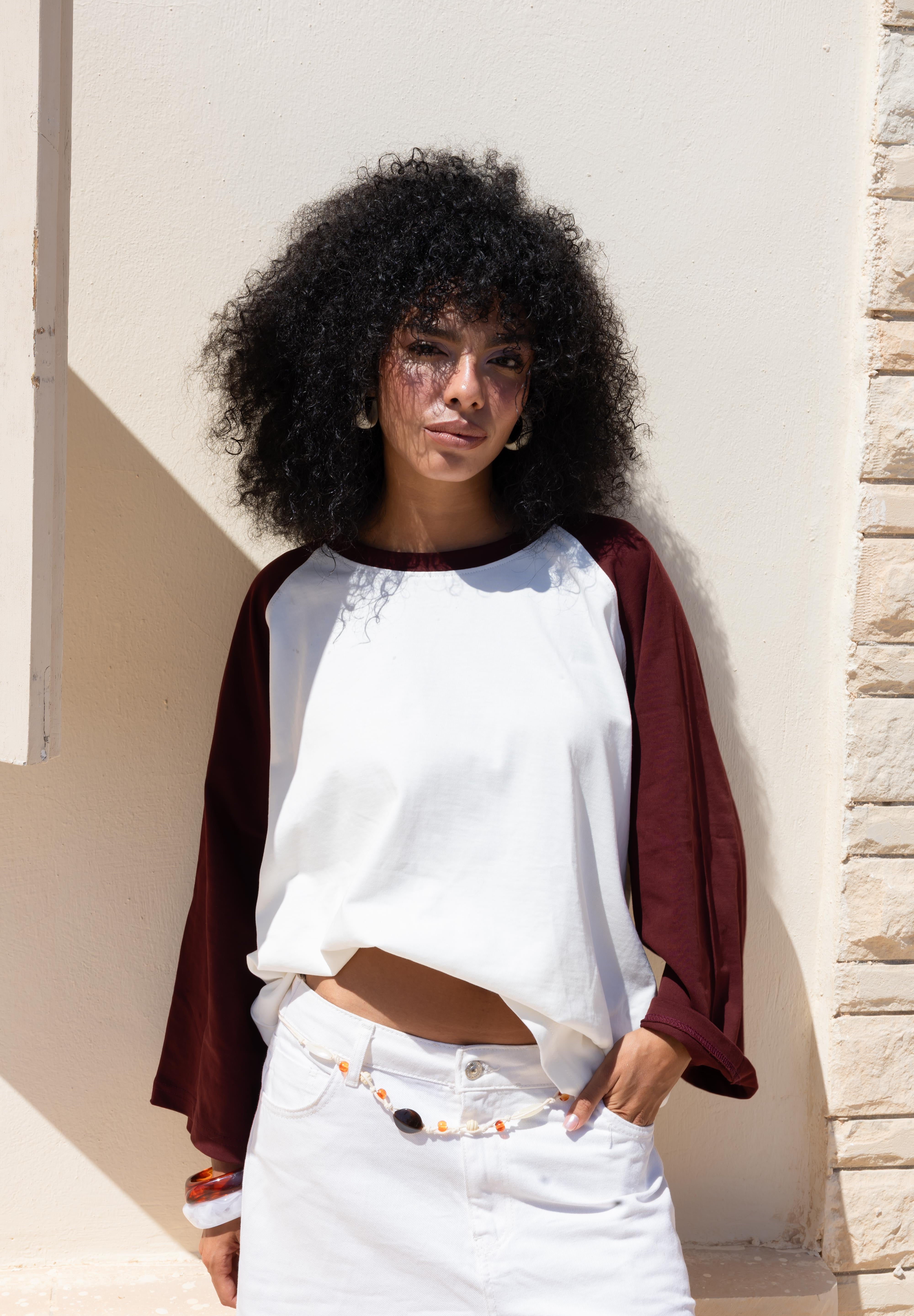 RAGLAN T-SHIRT IN BUTTER YELLOW