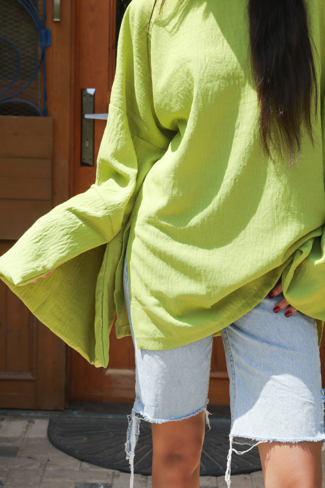 Linen Blouse In Lemon