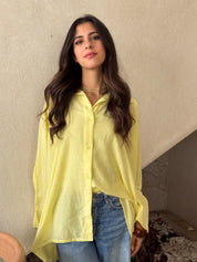 Butterfly kimono In Butter Yellow