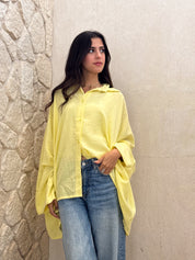 Butterfly kimono In Butter Yellow