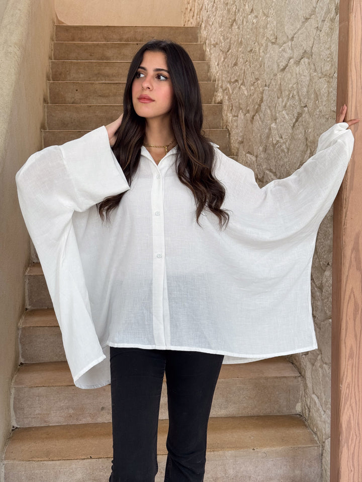 Butterfly kimono In White