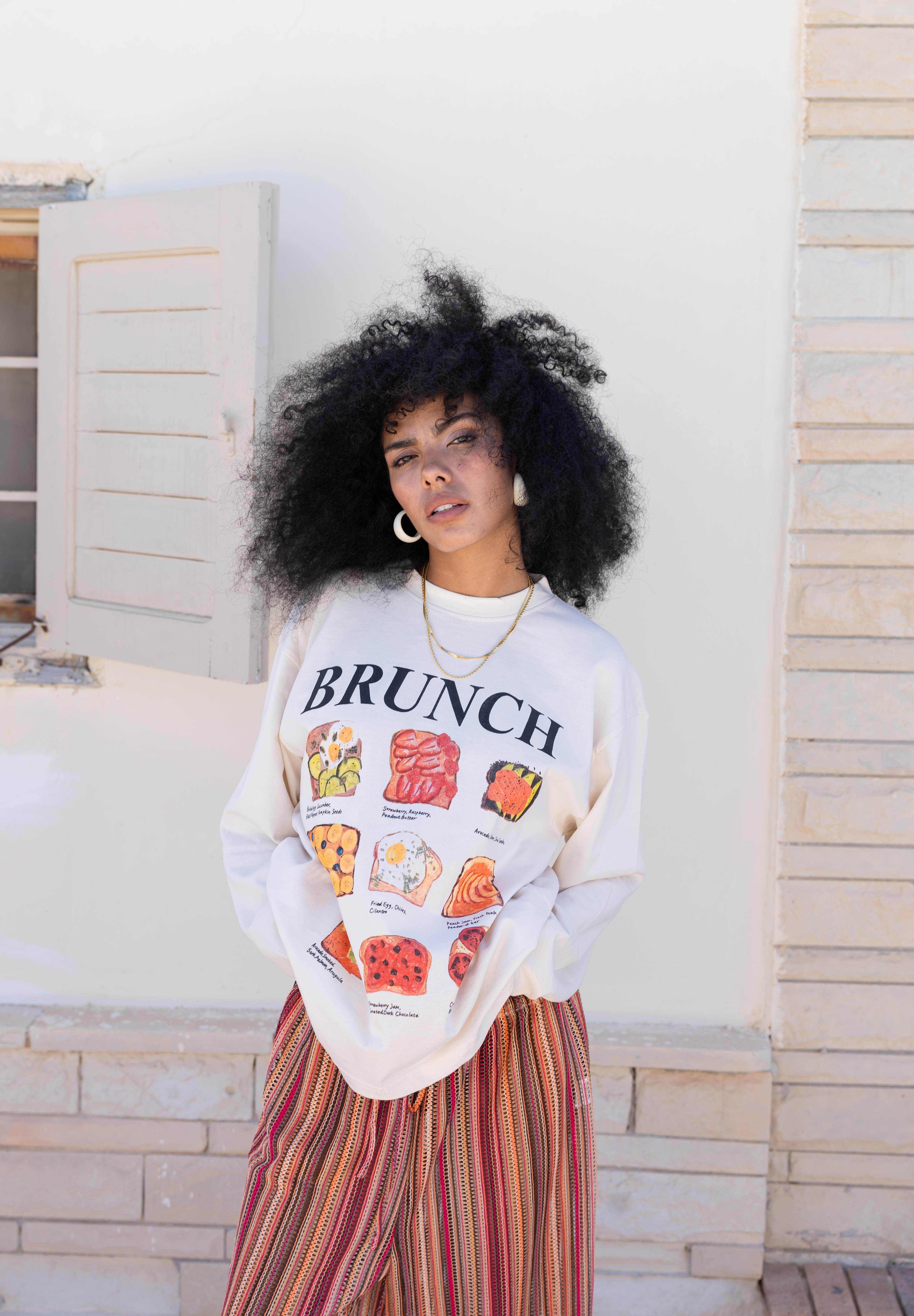 Brunch oversized tee