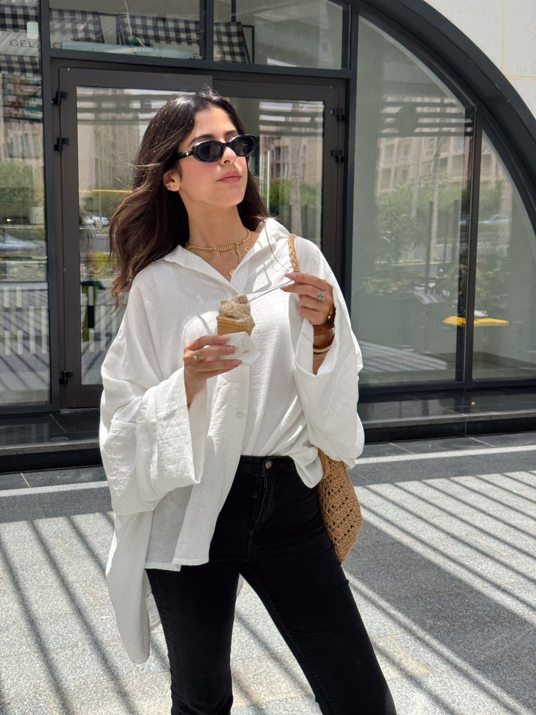 Butterfly kimono In White