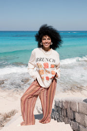 Brunch oversized tee