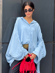 Butterfly kimono In Baby Blue