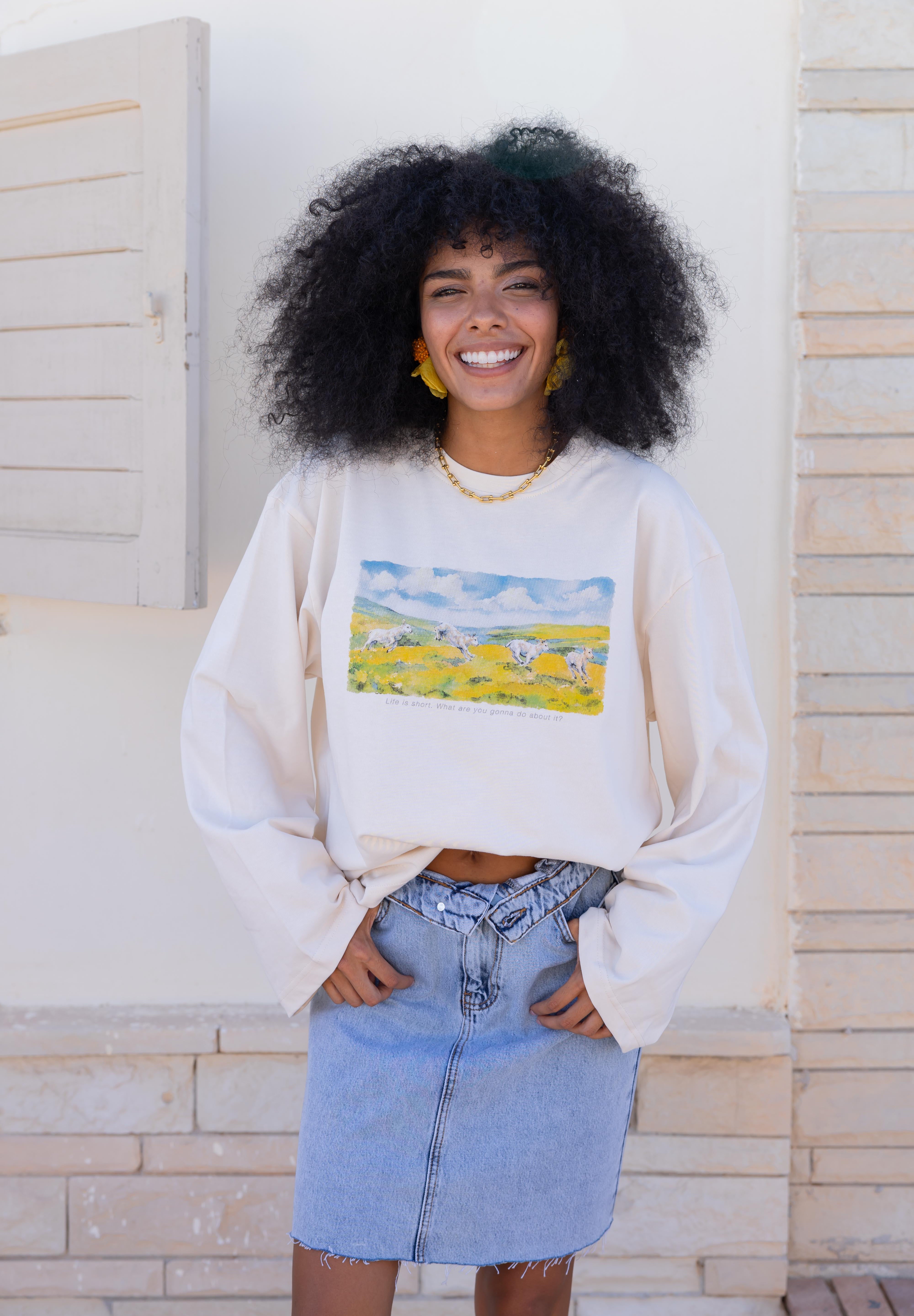 Lambs oversized tee