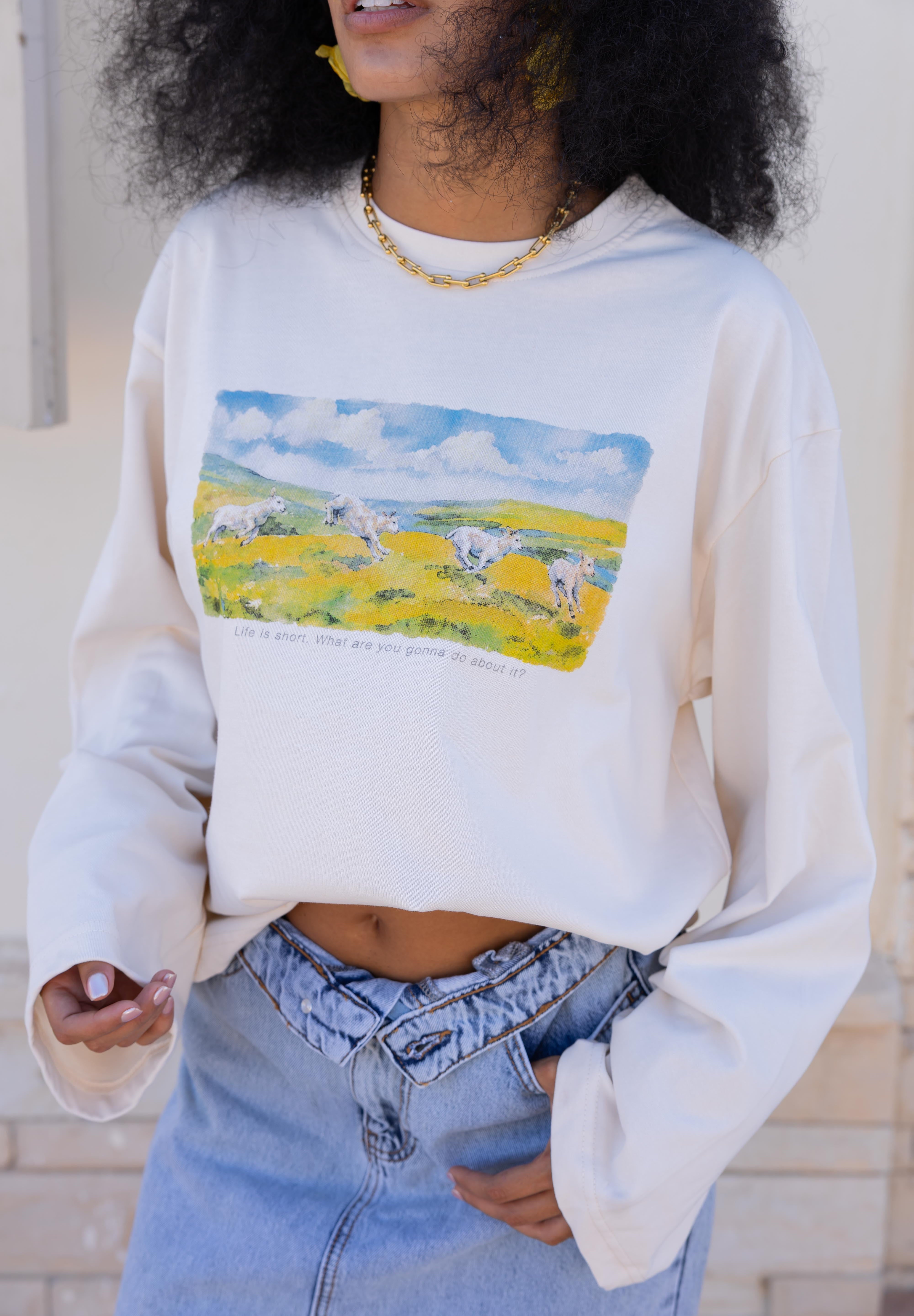 Lambs oversized tee