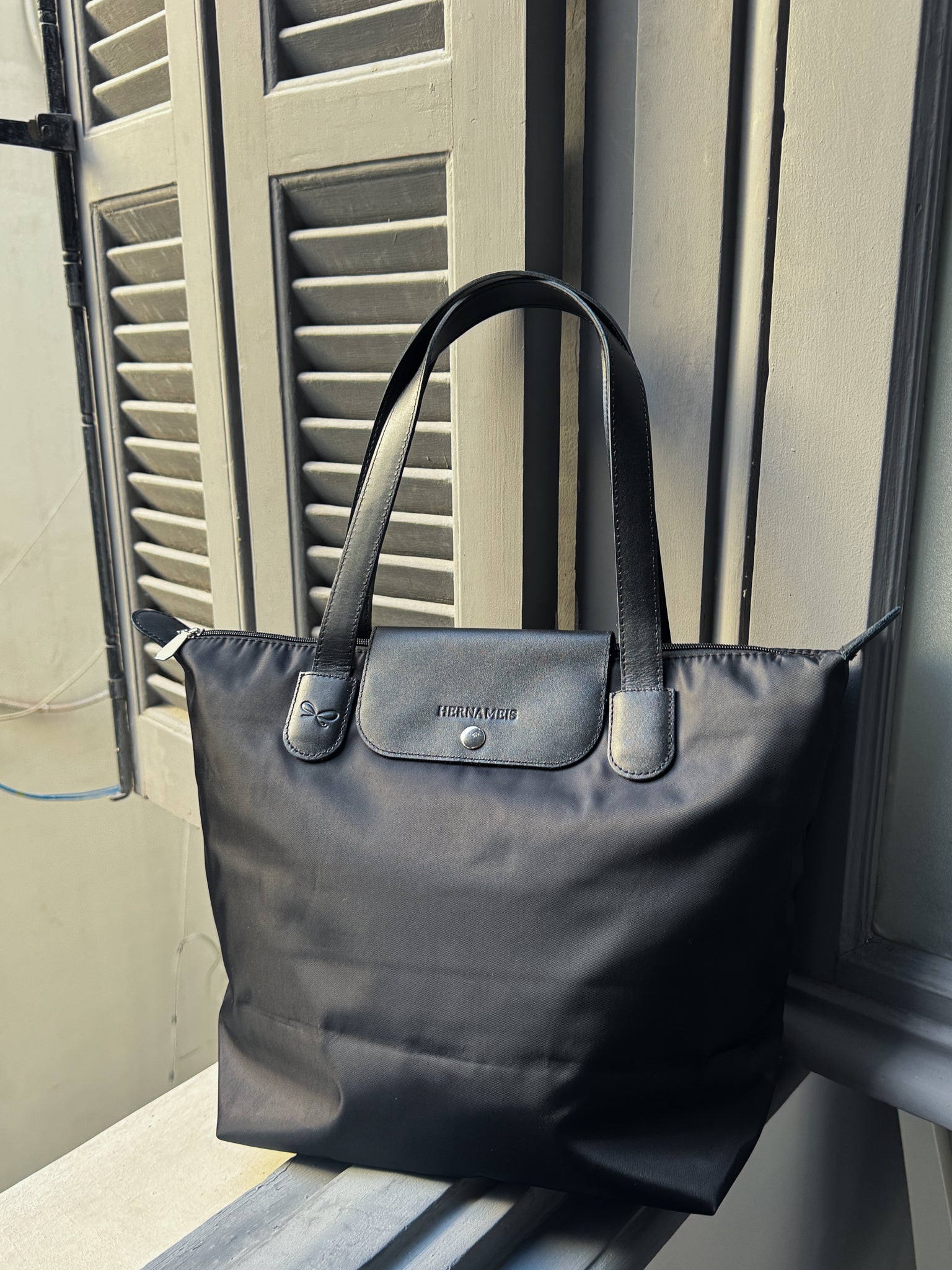Long Day Bag In Black
