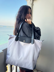 Long Day Bag In Light Grey