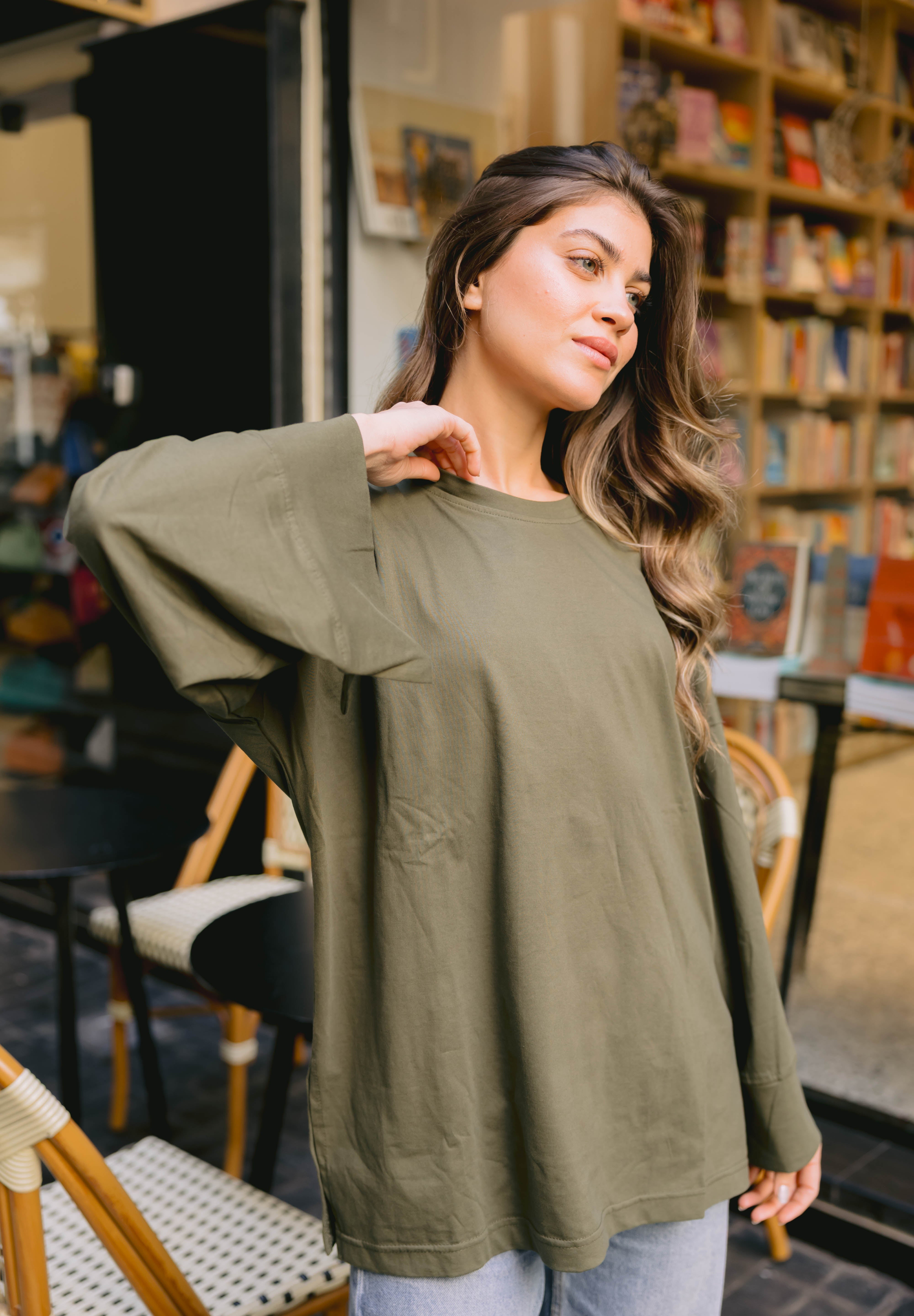 Origin Blouse In Olive