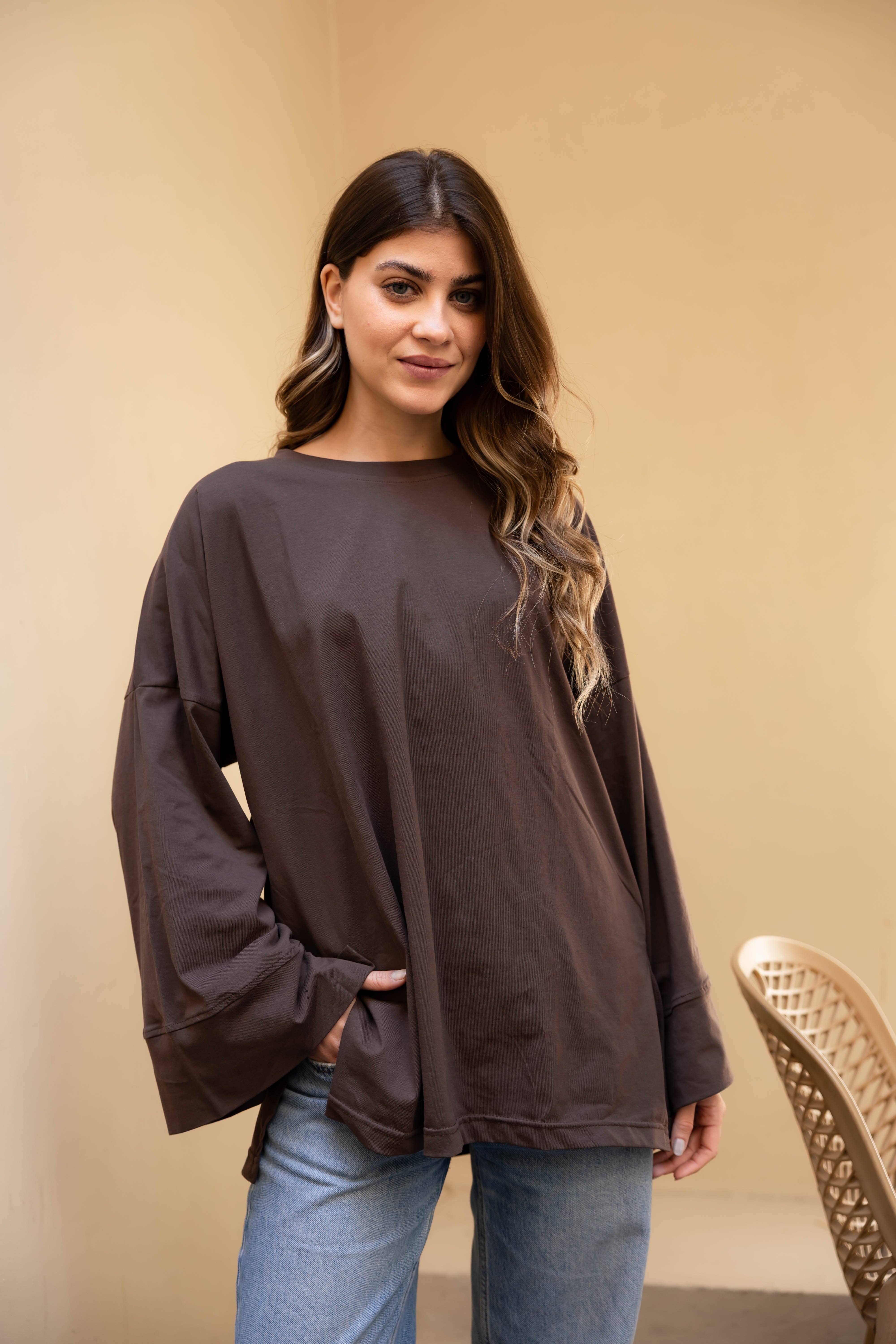 Origin Blouse In Brown – HERNAMEIS JAMILA