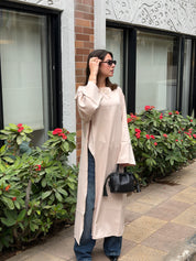 The Unique Dress In Beige