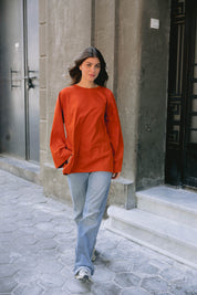 Origin Blouse In Candy Apple