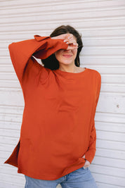 Origin Blouse In Candy Apple