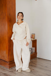 CROSSOVER SET IN CREAM
