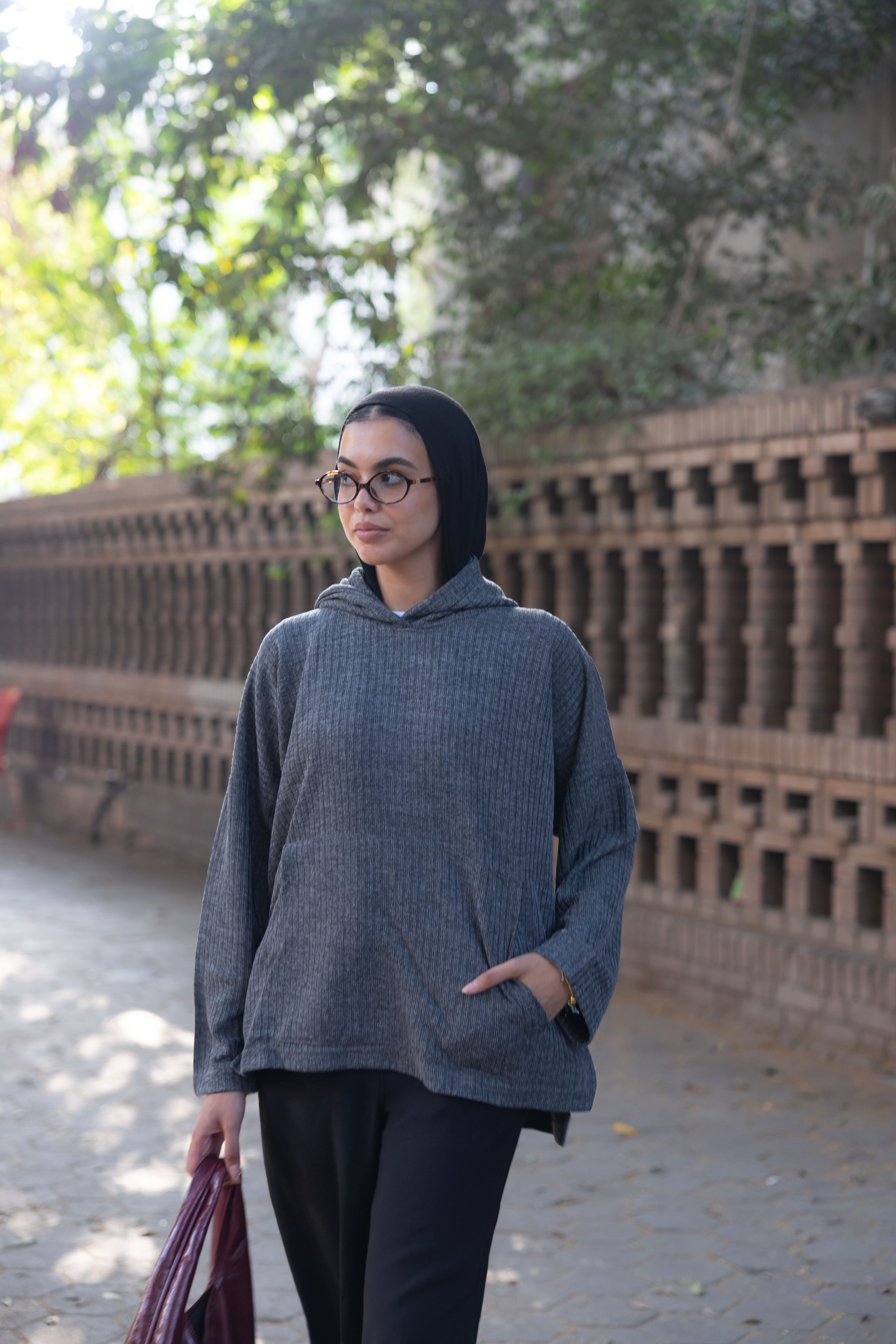 Knit Hoodie Soft Grey – HERNAMEIS JAMILA