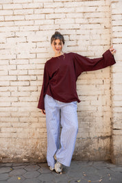 Origin Blouse In Wine