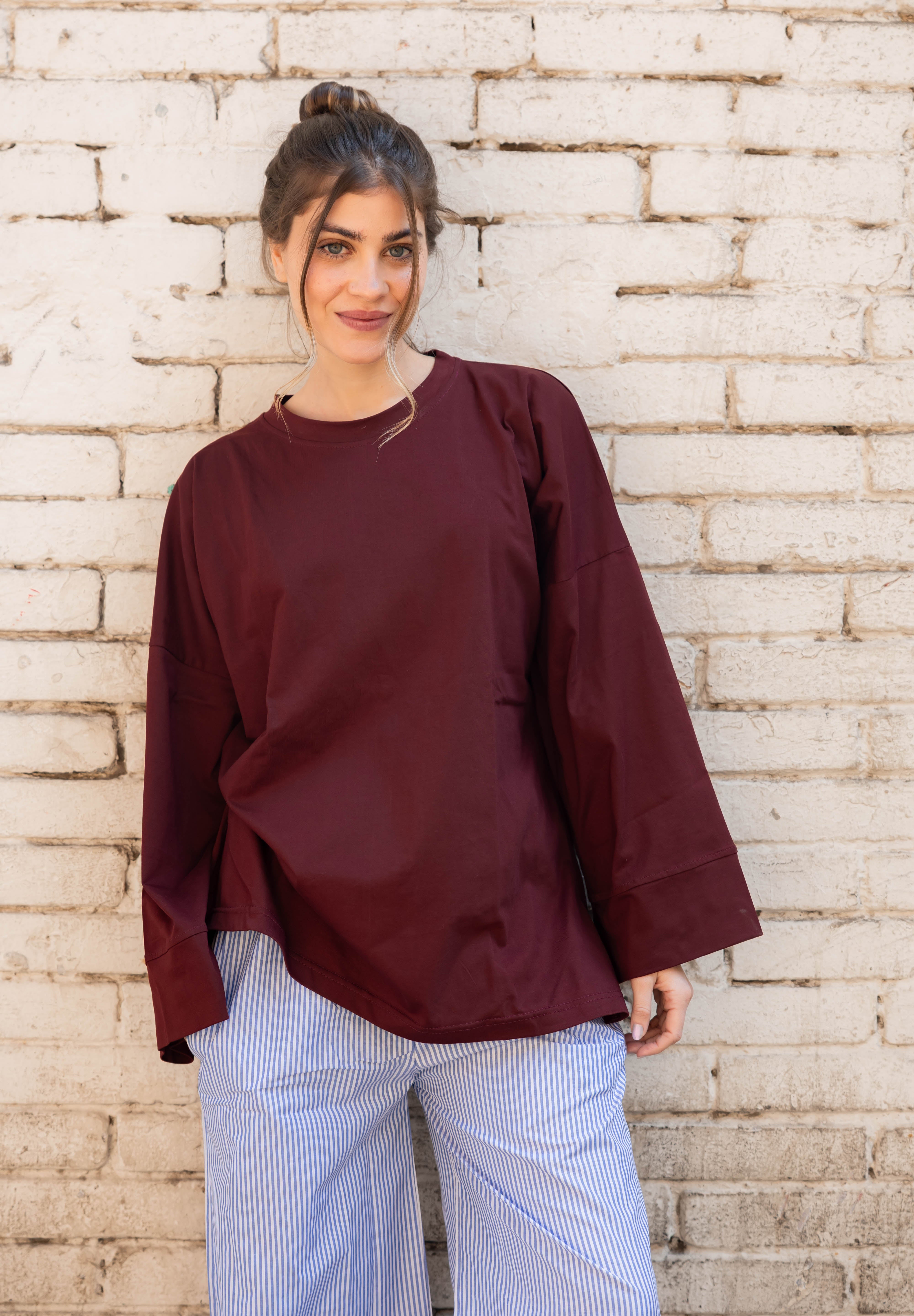 Origin Blouse In Wine