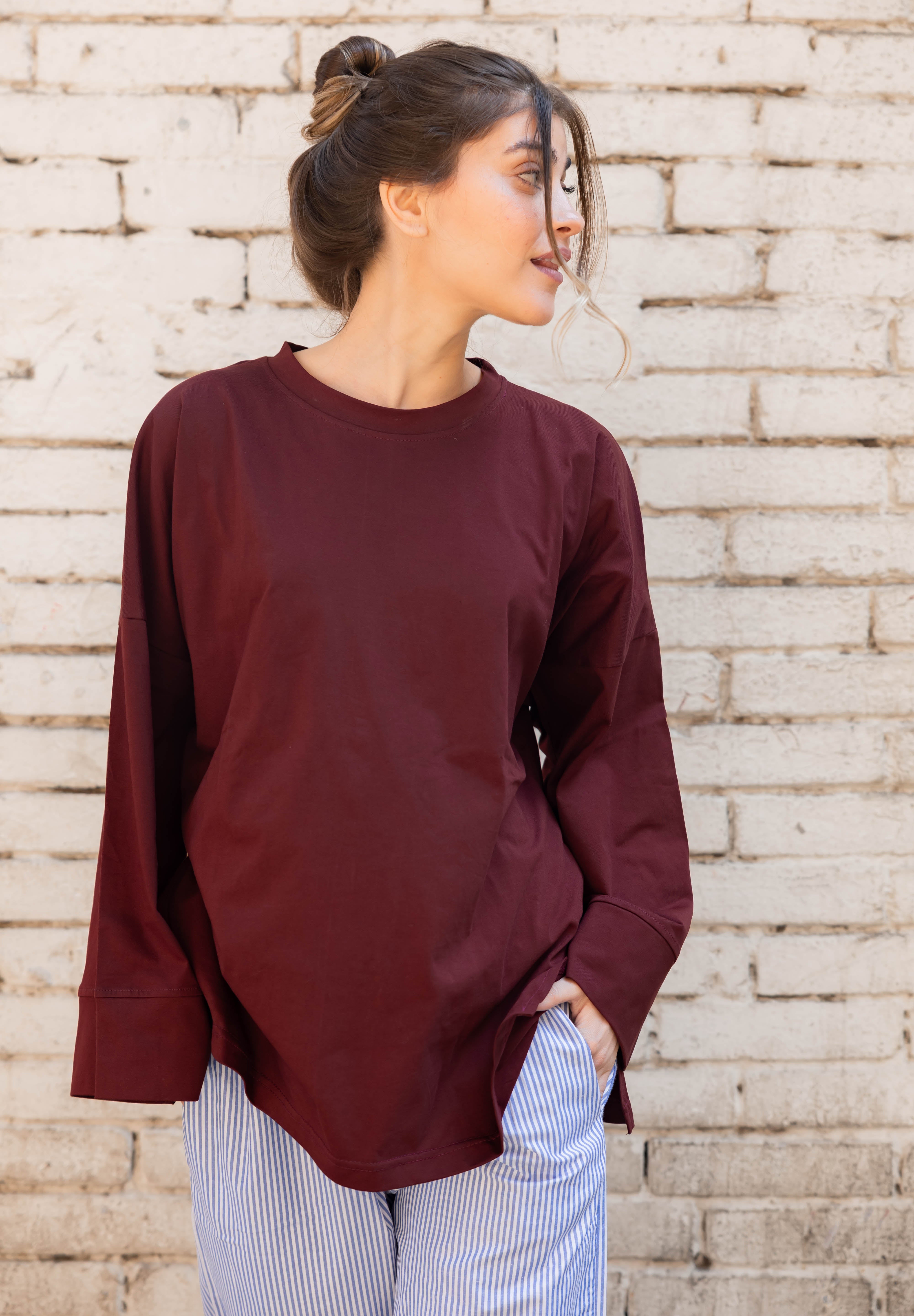 Origin Blouse In Wine