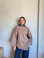 Girlie Blouse In Cafe