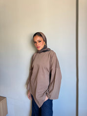 Girlie Blouse In Cafe