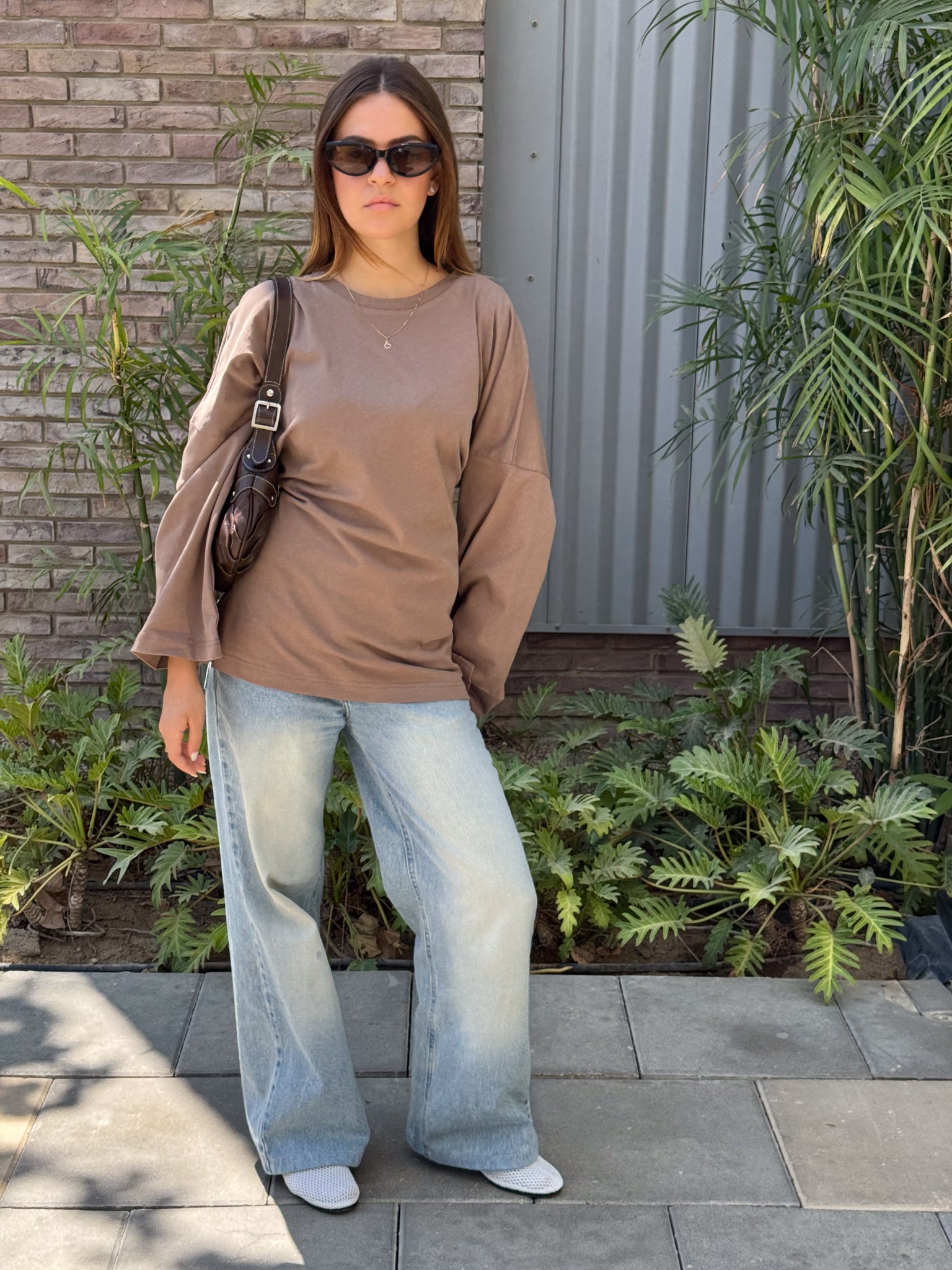 Softie Blouse In Cafe
