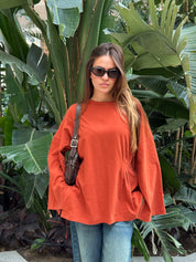 Luvie Blouse In Candy Apple