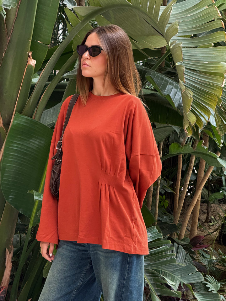 Luvie Blouse In Candy Apple