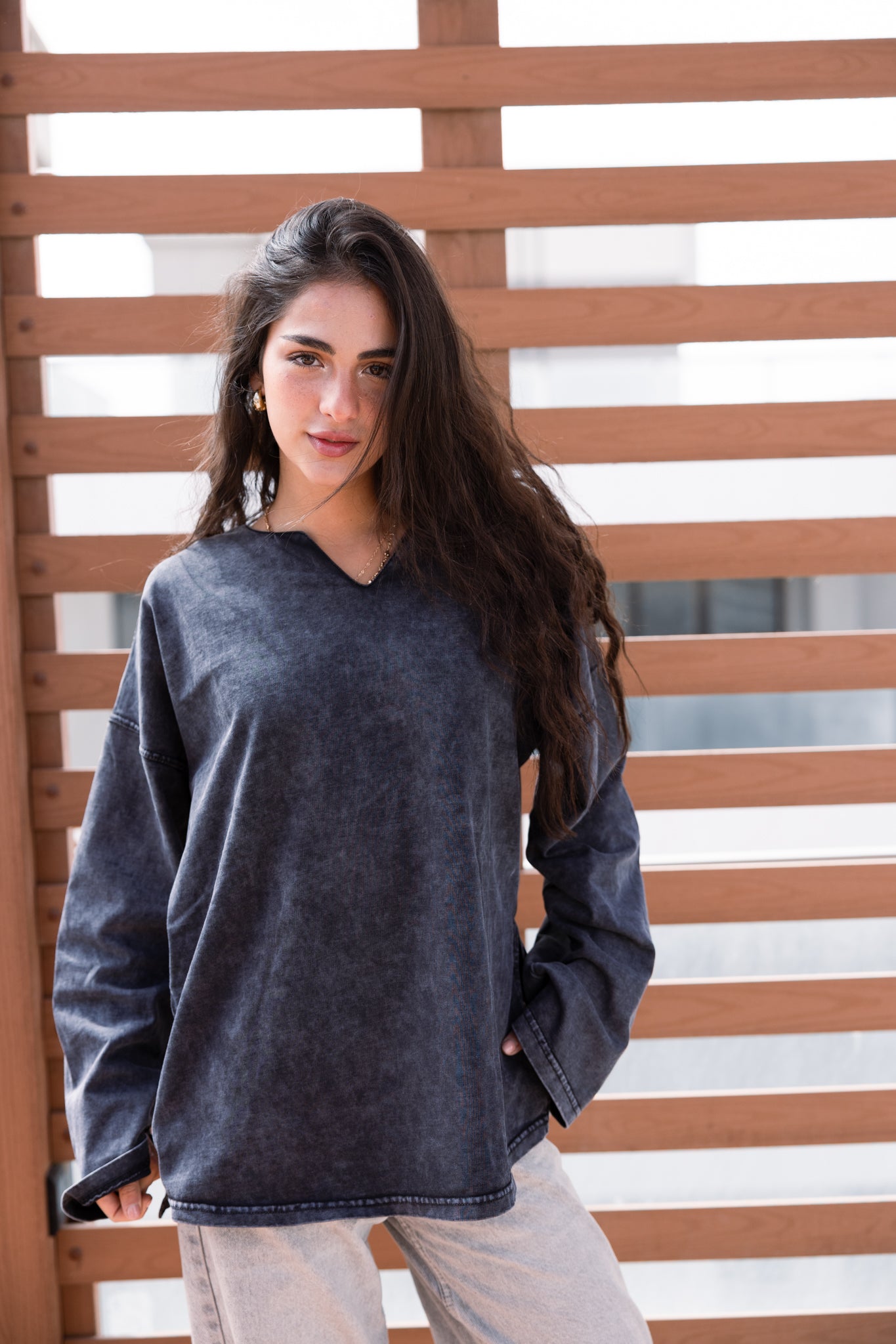 Origin Her Washed Tee In Rich