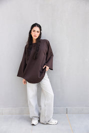 Coffee House Tee In Brown