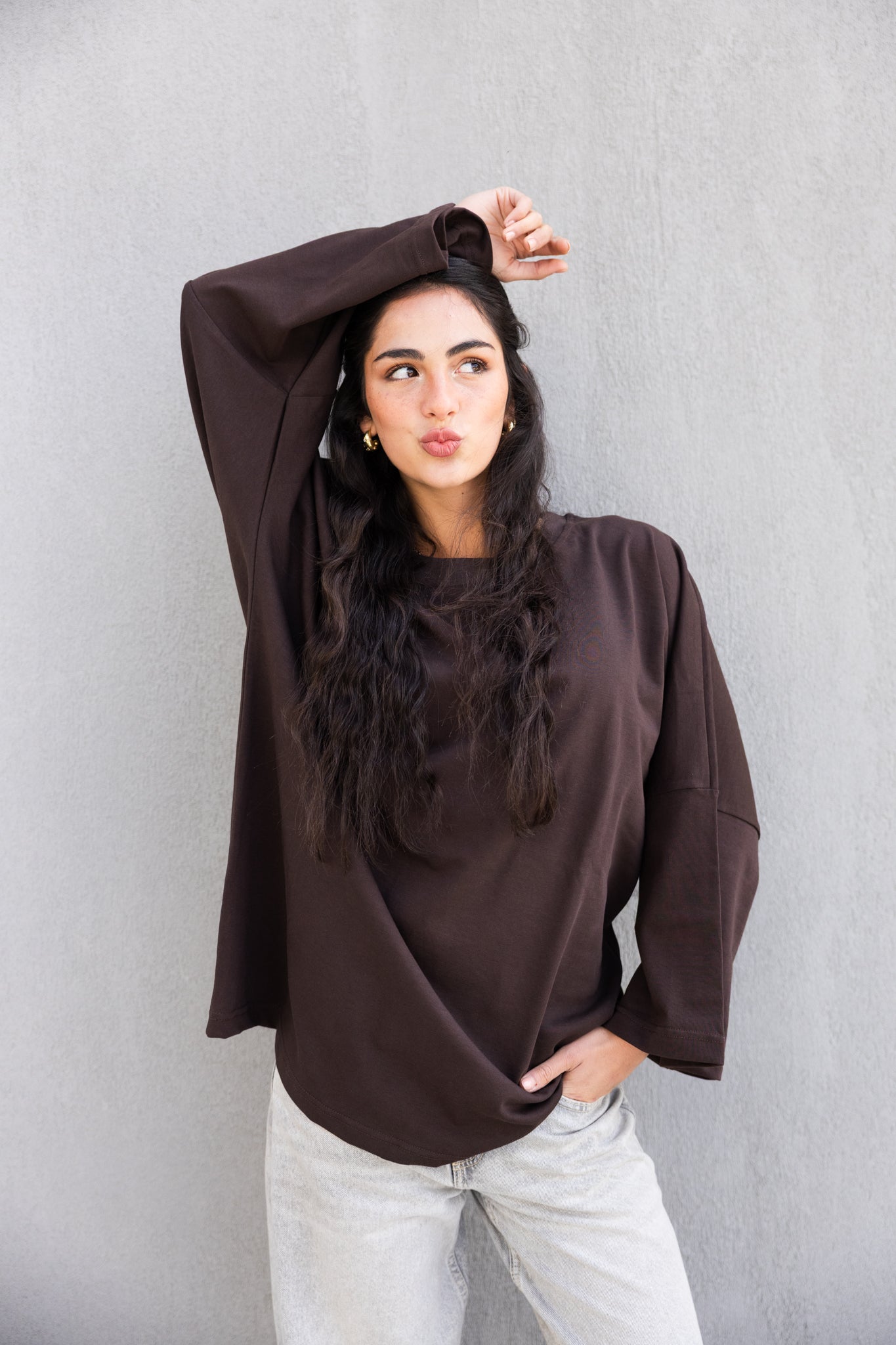 Coffee House Tee In Brown