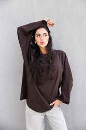 Coffee House Tee In Brown