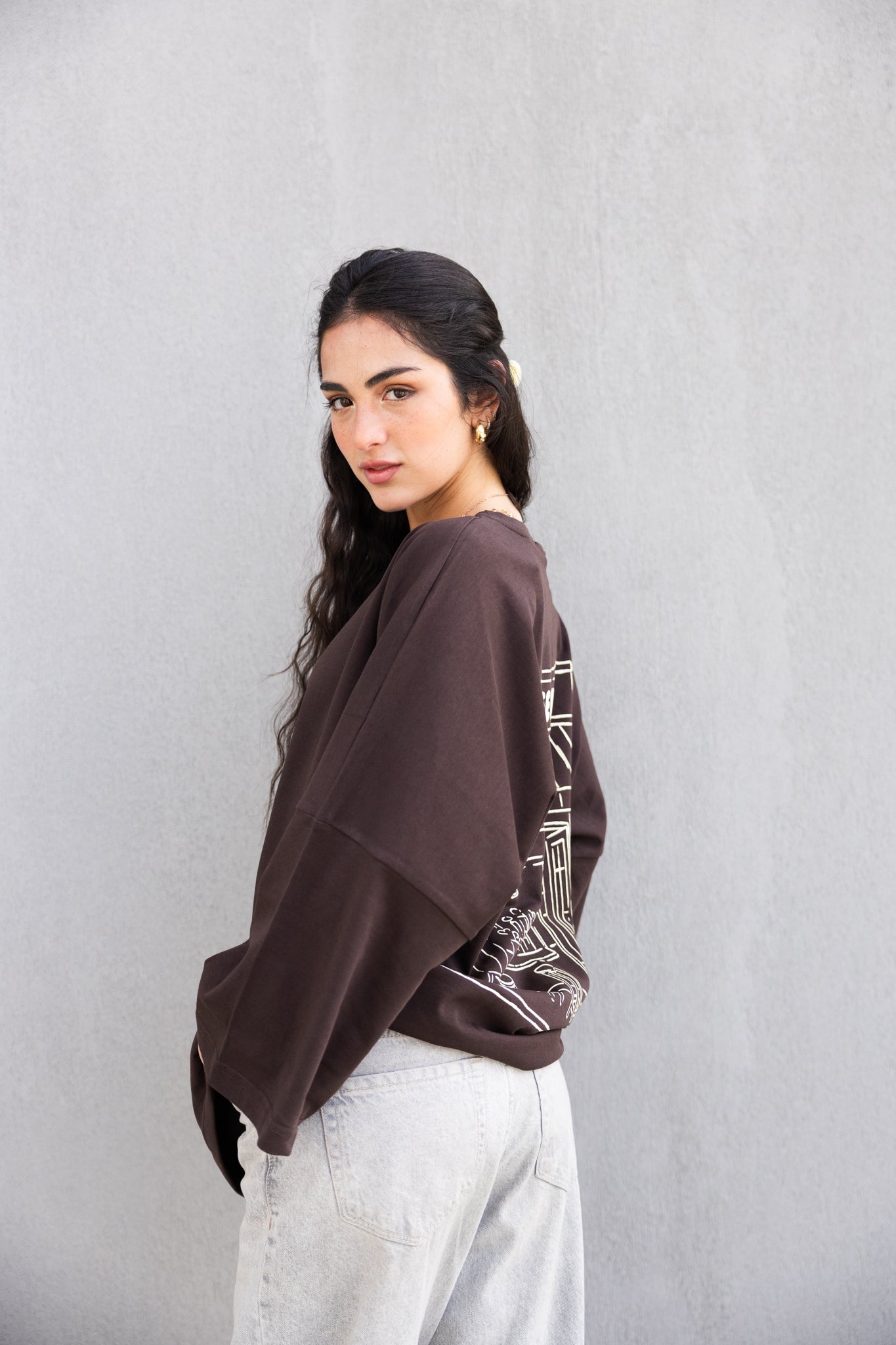 Coffee House Tee In Brown