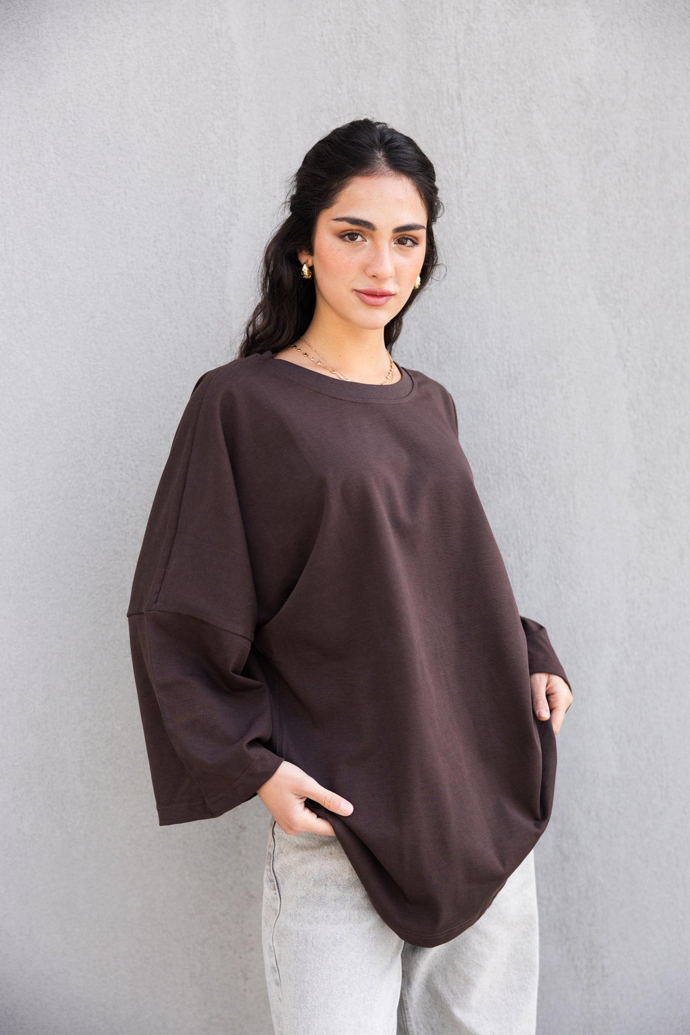 Coffee House Tee In Brown