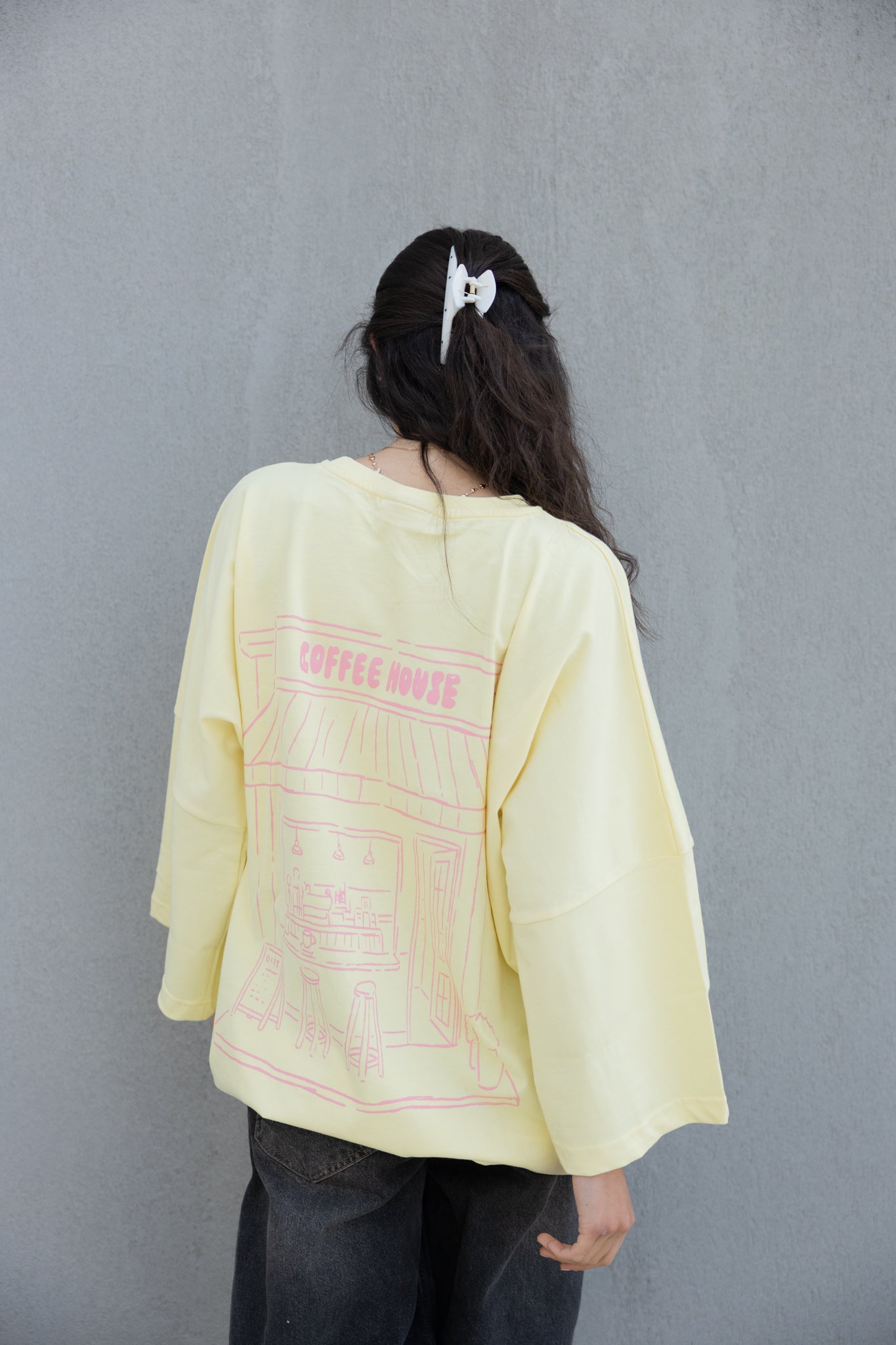 Coffee House Tee In Butter Yellow