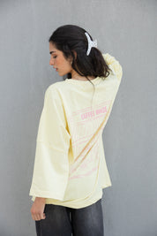 Coffee House Tee In Butter Yellow