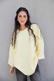 Coffee House Tee In Butter Yellow