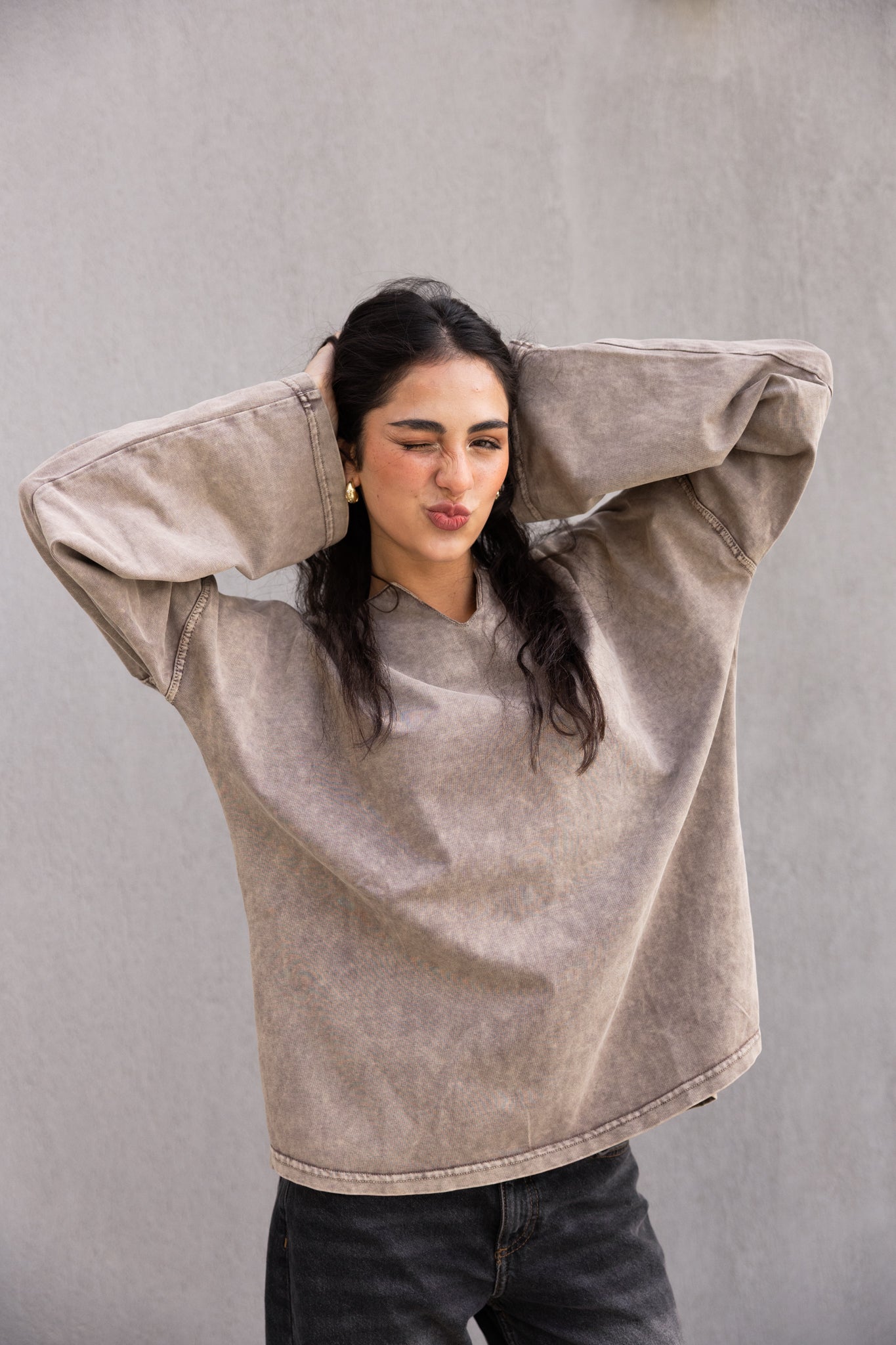 Origin Her Washed Tee In Wood