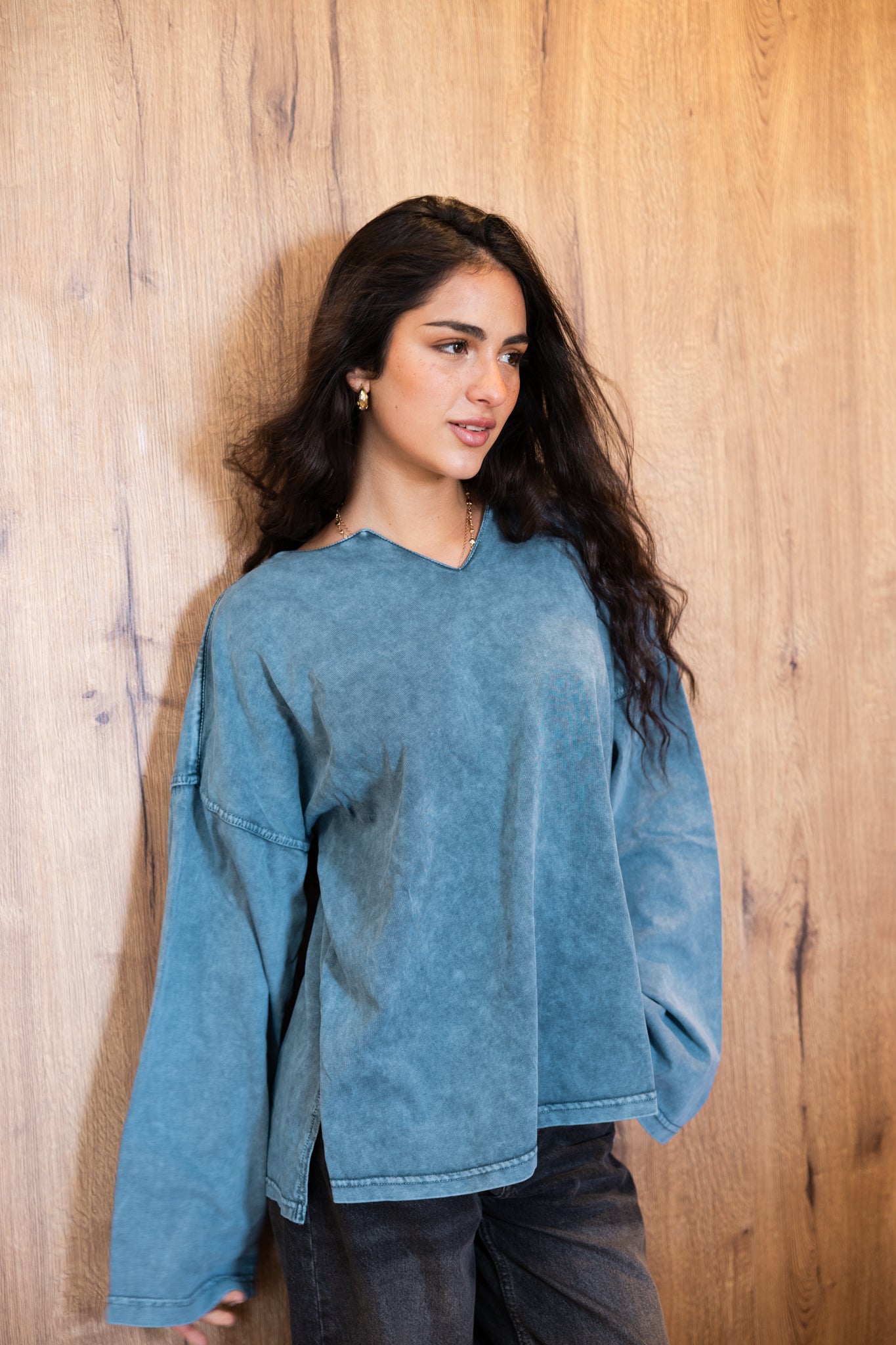 Origin Her Washed Tee In Egyptian Blue