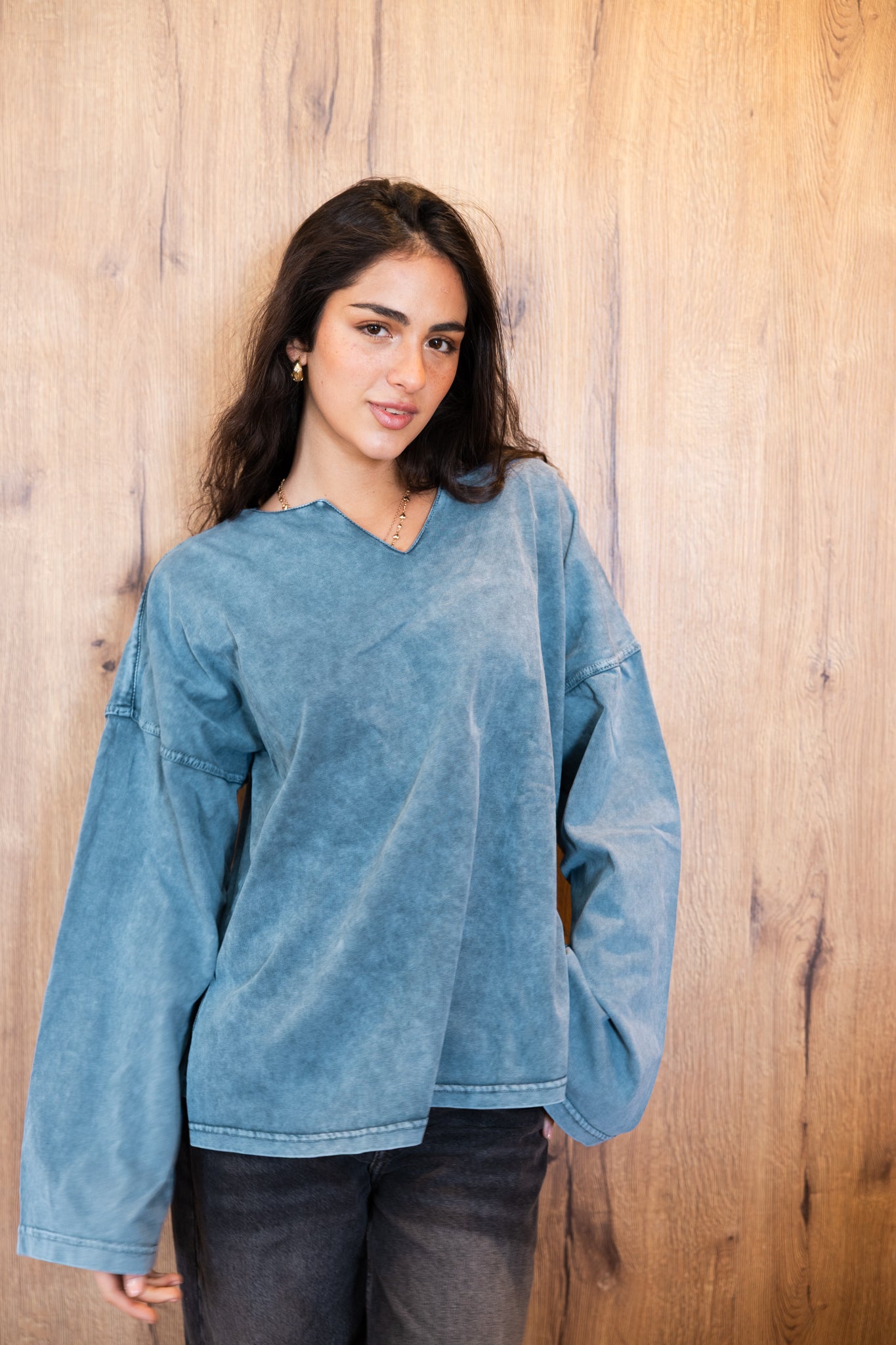 Origin Her Washed Tee In Egyptian Blue