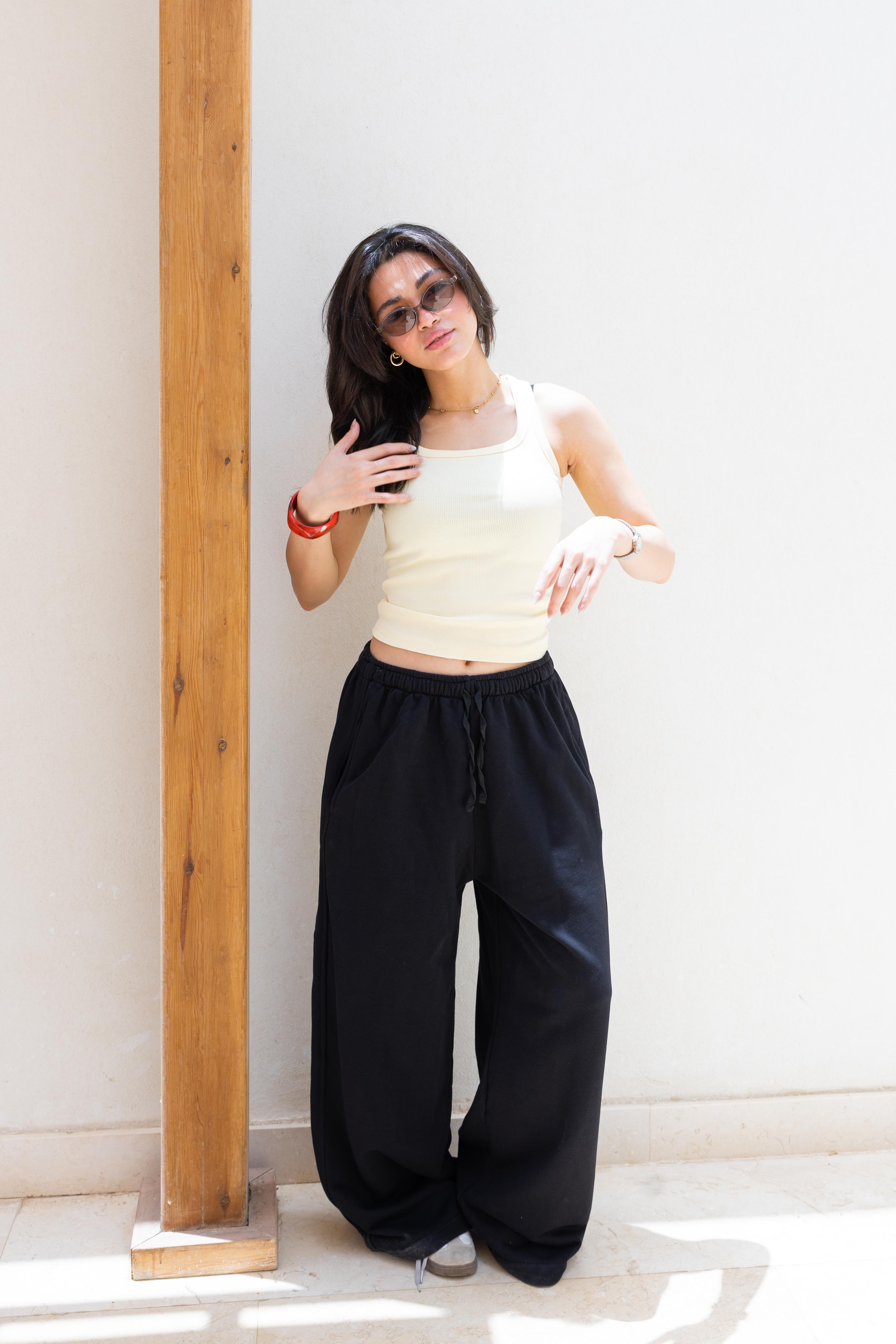 Basic sweatpants In Black