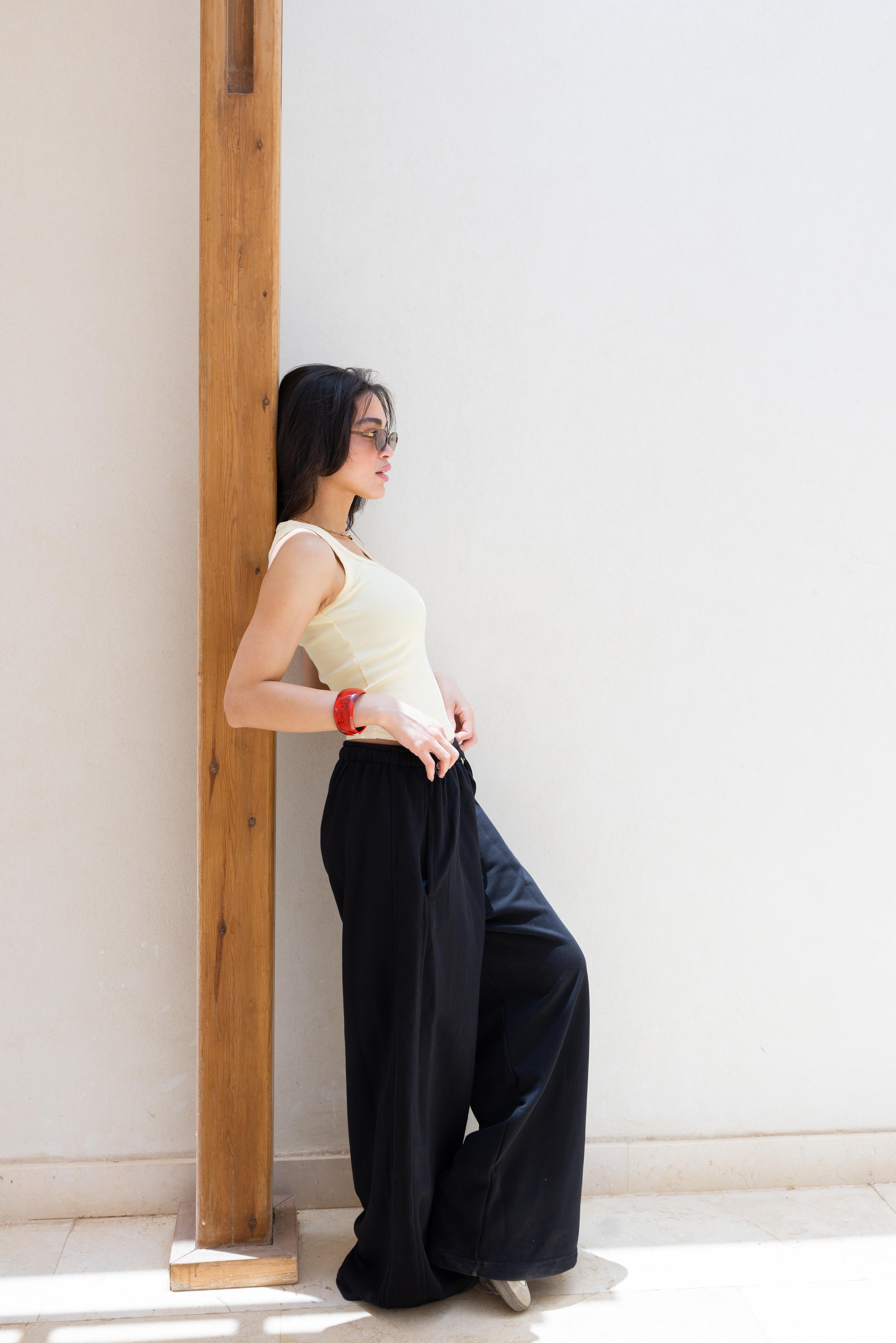 Basic sweatpants In Black