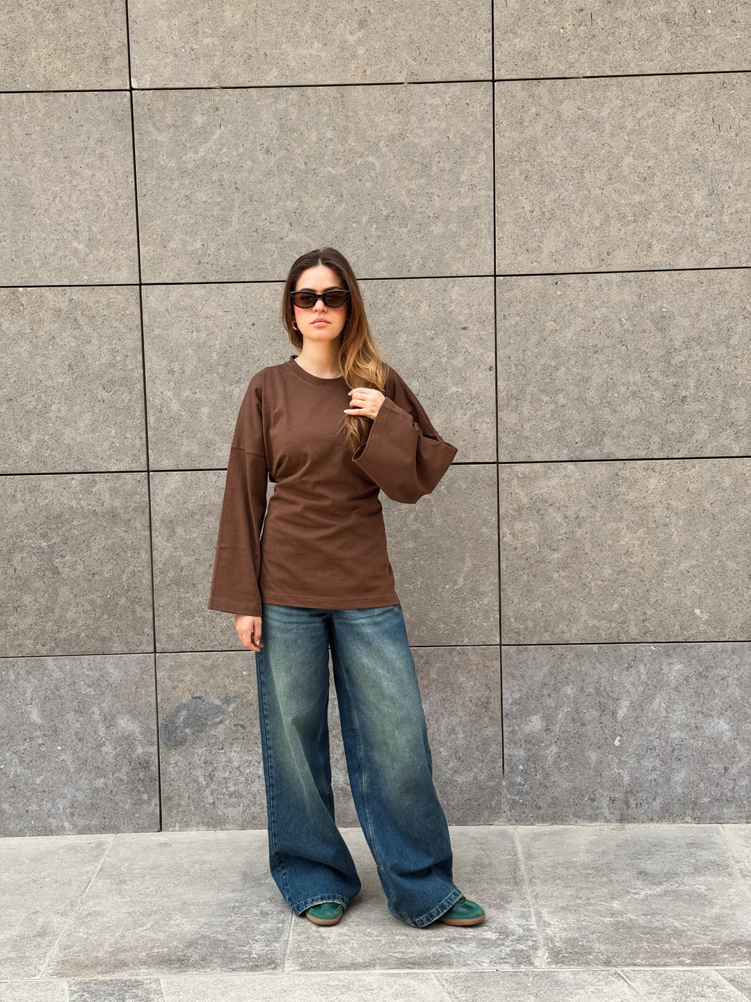 Softie Blouse In Mocha