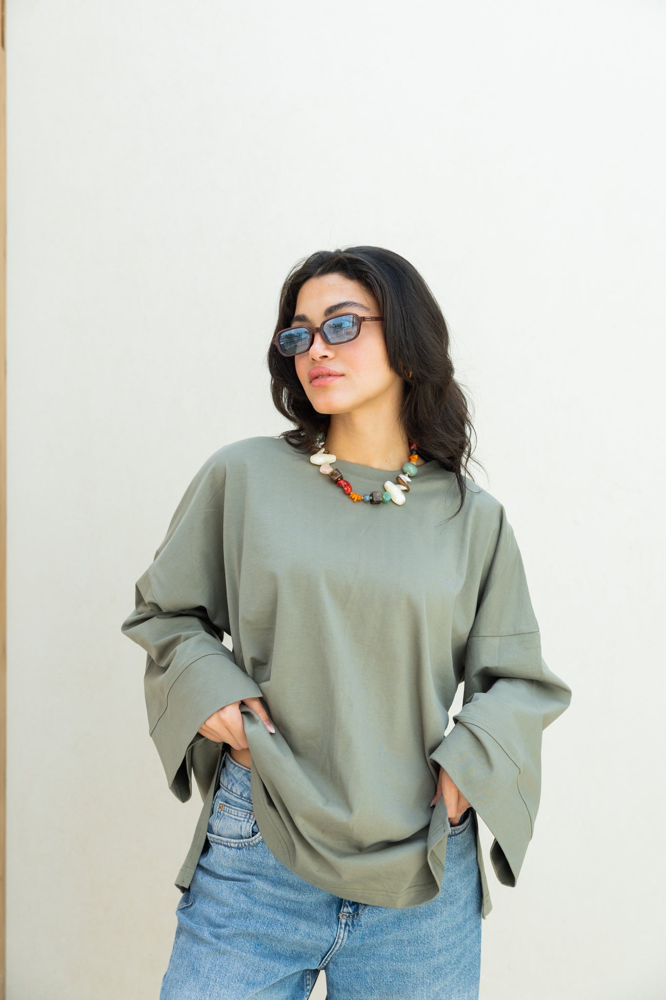 Origin Blouse In Matcha