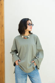 Origin Blouse In Matcha